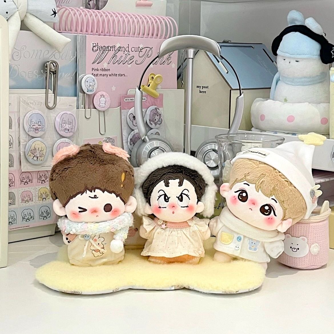 没有茶冻呼呼系列“小睡小兔”10cm20cm棉花娃娃娃衣套装配饰,淘宝优惠券,粉丝福利购,淘宝优惠卷