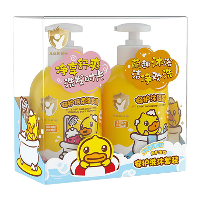 B.Duck baby小黄鸭安护洗沐套装（倍柔洗发露+沐浴露）柔顺发丝,淘宝优惠券,粉丝福利购,淘宝优惠卷