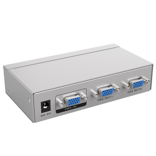 Maitto Weiju MT-2502K VGA-Distributor One-Two Split Screen-Gerät HD Video Computer Monitor 1 in 2