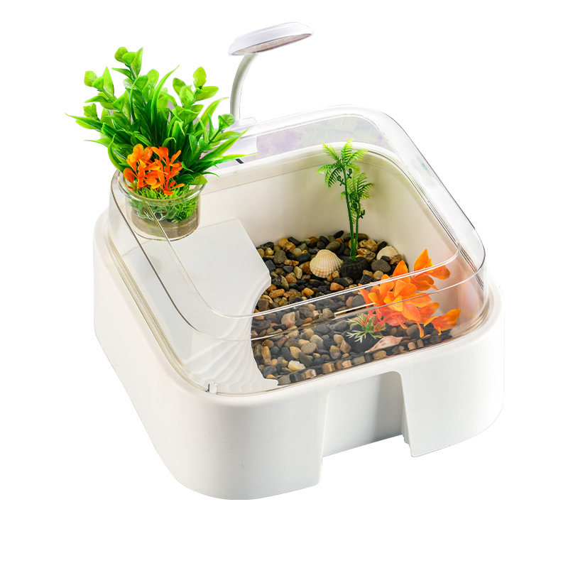 多功能乌龟缸生态造景缸寄居蟹爬宠饲养箱室内桌面宠物鱼缸龟盆,淘宝优惠券,粉丝福利购,淘宝优惠卷