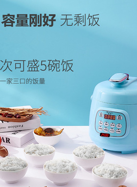 特小型压力锅多功能迷你全自动一人食2人二合一智能电饭煲高压锅