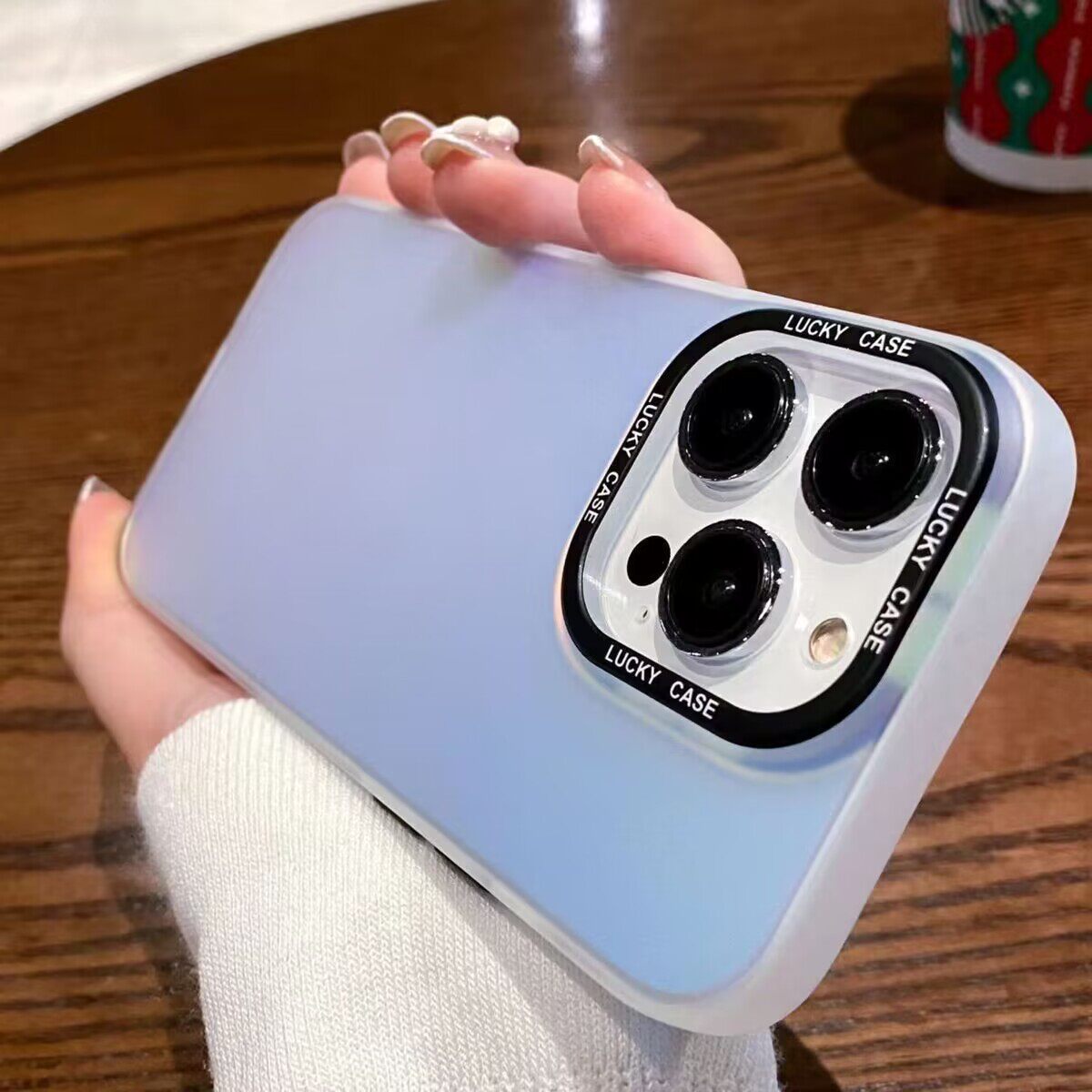 IMD变色龙磨砂镭射适用苹果13Promax高级感iPhone14pro手机壳新款12pro渐变色ip11透明xr防摔x男女保护套plus