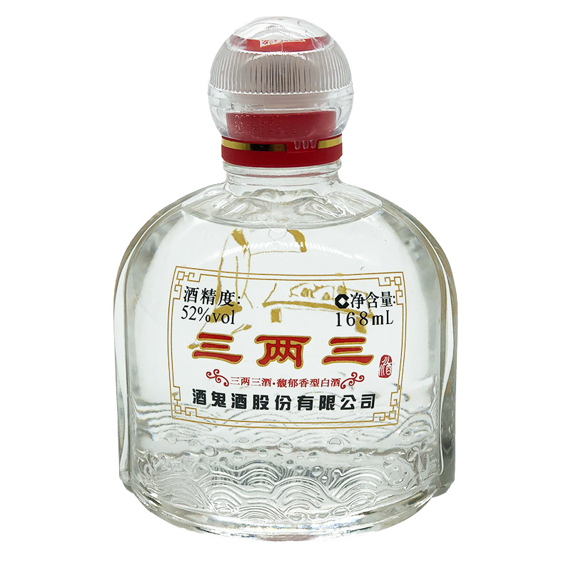 【酒鬼粮食小酒】酒鬼酒52度三两三168ml*6瓶装 馥郁香型国产白酒 - 图0