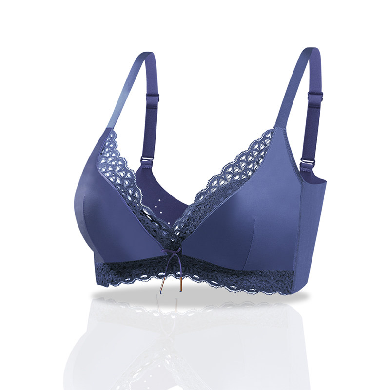 法式豹纹性感bra小胸调整型防下垂 宫穗岛文胸