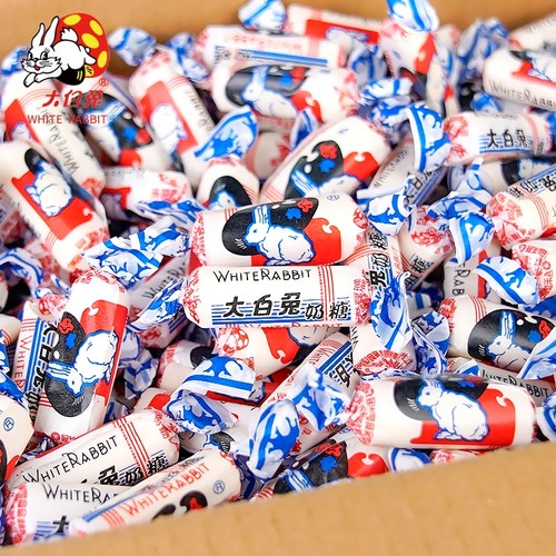 大白兔奶糖软糖喜糖500g散装新年结婚伴手礼巨型糖果年货小零食 - 图2