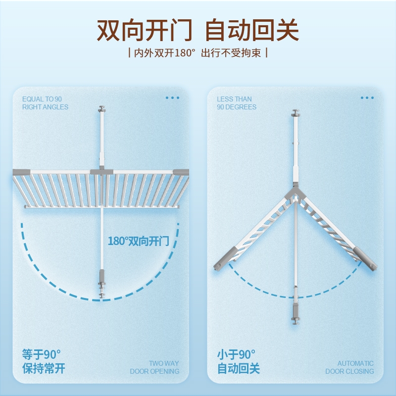 宠物围栏防猫门栏宠物阻拦门猫咪栅栏隔离门狗狗围栏室内挡板笼子 - 图2