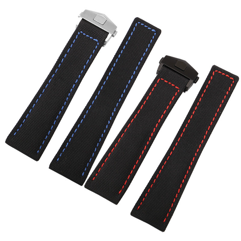 适配豪雅竞潜系列吉普欧米茄手表带 馥茜配件