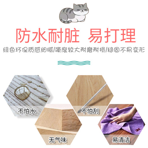 防水实木猫别墅豪华阳台家用猫舍笼室内房子猫窝双小型可定制夏天 - 图1