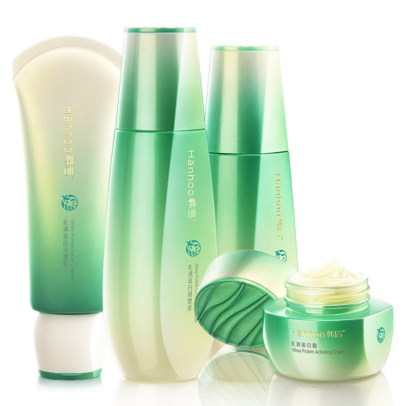 韩后乳清水乳套装中年妈妈补水蛋白 韩后金妆面部护理套装
