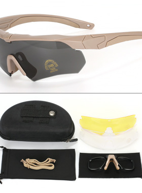 十字偏光椭圆形CS男女防爆眼镜