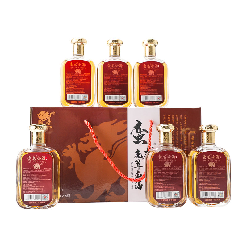 蛮龙125ml/瓶单支装正品鹿茸血酒 蛮龙大药房鹿制膏/鹿制品