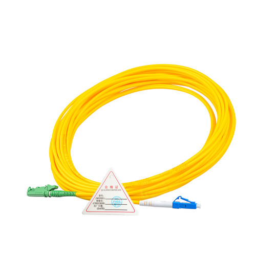 E2000/APC-LC/UPC20米单模光纤跳线跳纤尾纤光纤连接线广电级APC-UPCU端面尖斜角8度SM fiber patchcord - 图0
