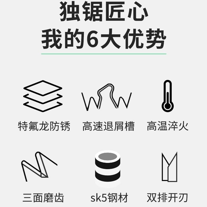 锯子锯树砍树据木头手锯家用折叠锯木神器手工锯园林树枝木工剧子