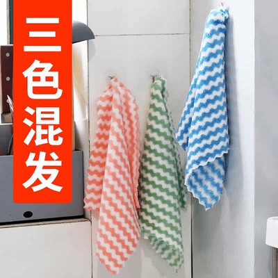 【爆款推荐】厨房抹布洗碗布易清洗毛巾擦桌布懒人百洁布洗碗神器