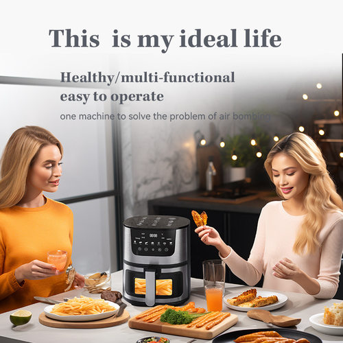 Large capacity air fryer English button multifunctional oven - 图0