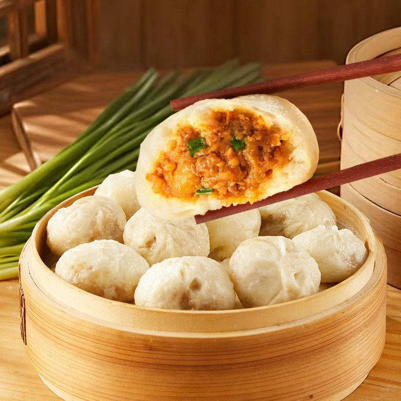 新品 安井嵊州风味小笼包250g加热即食速食营养早餐半成品速冻包,淘宝优惠券,粉丝福利购,淘宝优惠卷