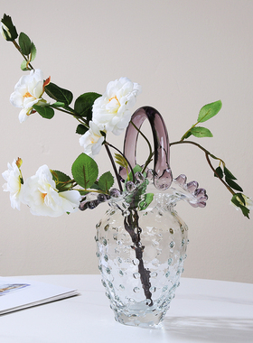 轻奢客厅花瓶艺术玻璃现代