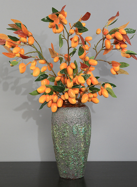 仿真花果实树枝家居客厅装饰摆件