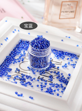 diy发簪流苏十字绣散珠