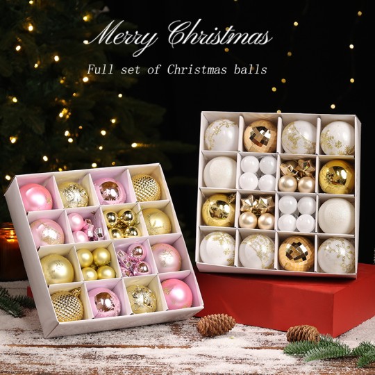 圣诞节装饰品圣诞球挂件44个场景布置吊饰挂饰圣诞树挂件节日装扮