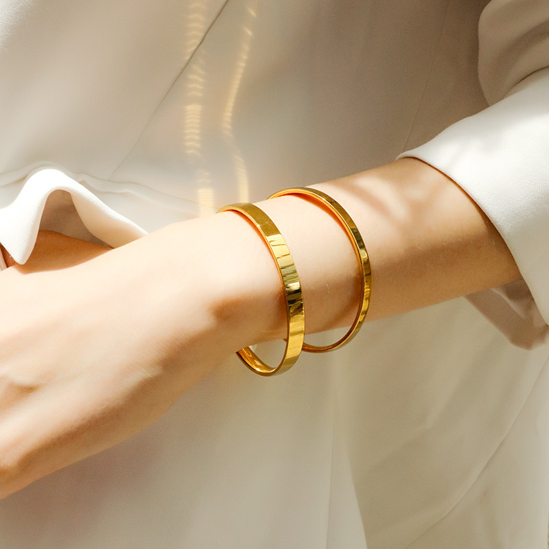 金包纯金足金999纯银首饰女银手镯 mybestlove手镯