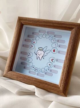 木质儿童乳牙纪念盒口腔诊所批发