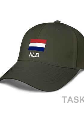 尼德兰荷兰Netherlands国家帽子男女鸭舌帽运动防晒遮阳帽设 无界