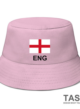 英格兰England国家队渔夫帽遮阳帽男女士防晒帽新款帽子夏设 无界