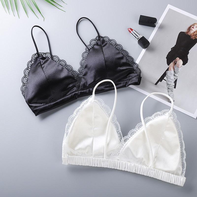 性感女无钢圈小胸聚拢细肩带平文胸 棒时代文胸