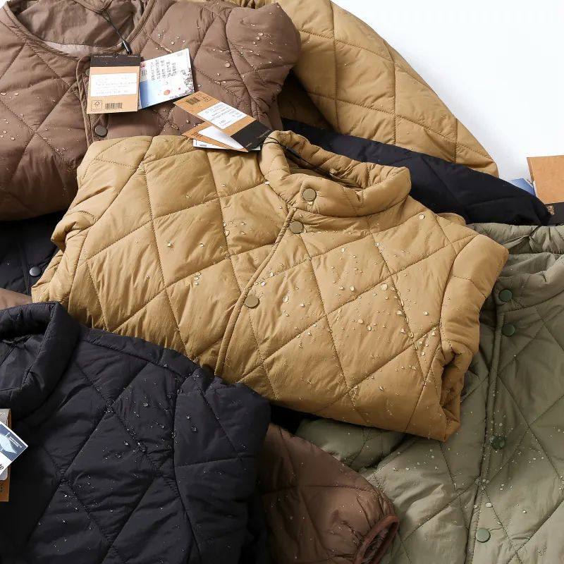 出口整单！穿搭神器！古着系菱形衍缝保暖棉衣日系叠穿棉服外套潮,淘宝优惠券,粉丝福利购,淘宝优惠卷