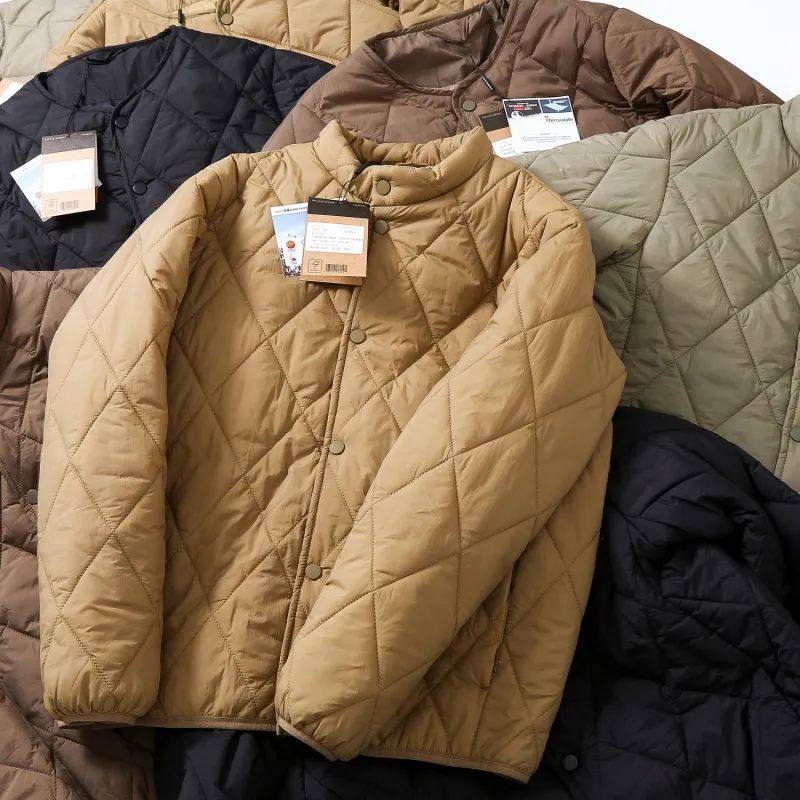 出口整单！穿搭神器！古着系菱形衍缝保暖棉衣日系叠穿棉服外套潮,淘宝优惠券,粉丝福利购,淘宝优惠卷