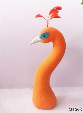 孔雀头模型仿真动物凤凰