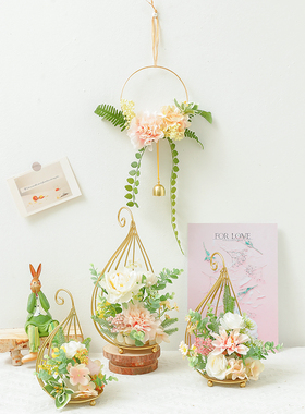 花觅铁烛台北欧客厅餐厅