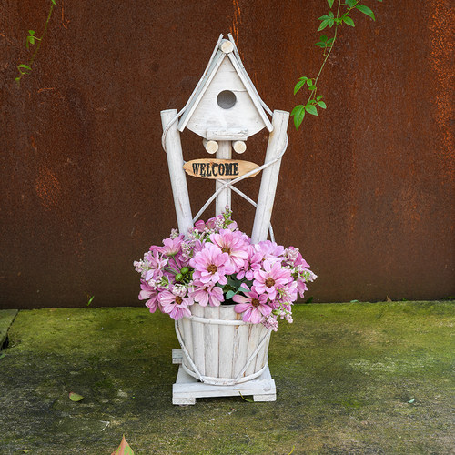 创意木质花架幼儿园环创材料网红民宿阳台别墅庭院造景景观装饰 - 图1