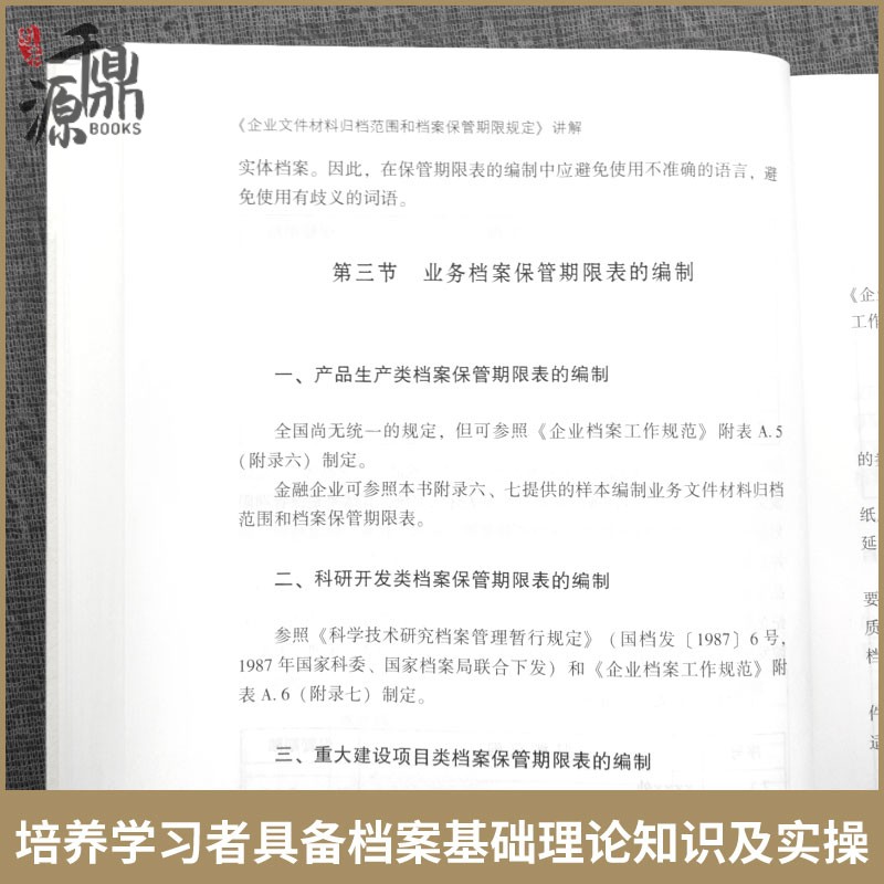 正版书籍 企业文件材料归档范围和档案保管期限规定讲解 文秘档案处理管理知识图书 档案管理实际操作技能书籍 档案学学习资料书籍 - 图2