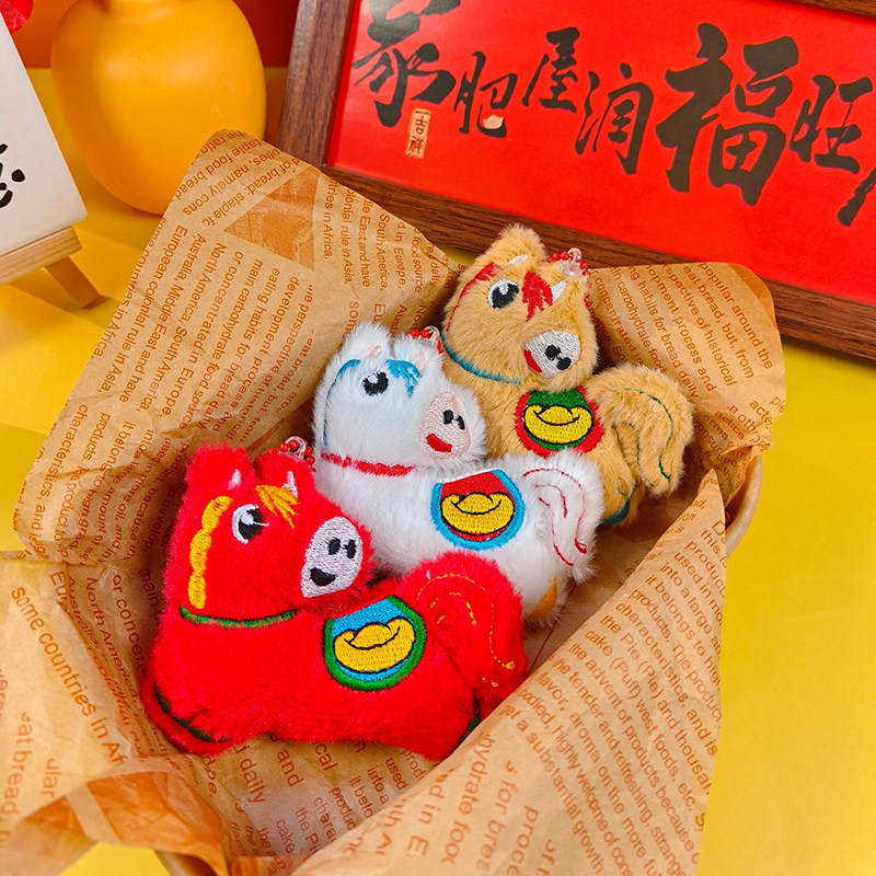 新年礼物马年公仔小挂件可爱书包挂饰幼儿园小学生儿童奖励小礼品