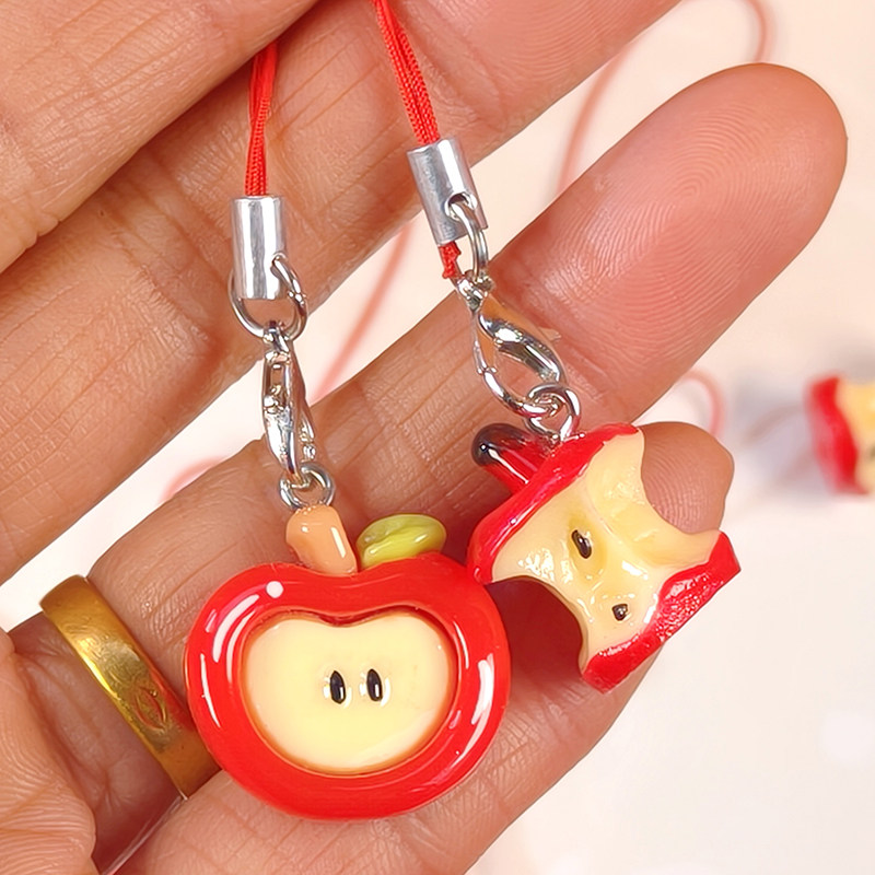 平安喜乐新年礼品儿童小苹果手机挂件卡通包包挂饰情侣闺蜜小礼物,淘宝优惠券,粉丝福利购,淘宝优惠卷