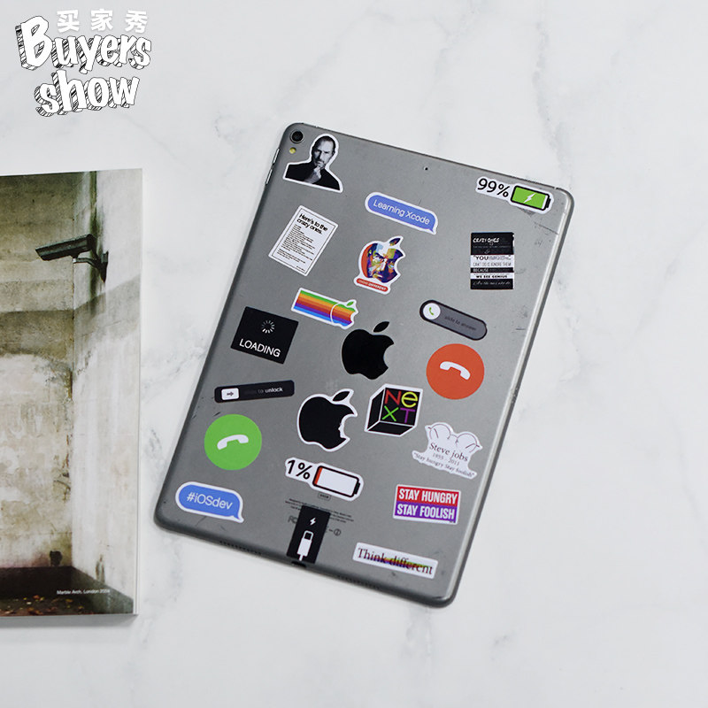 苹果手机周边贴纸迷你小号笔记本平板电脑装饰贴画个性手帐贴防水,淘宝优惠券,粉丝福利购,淘宝优惠卷