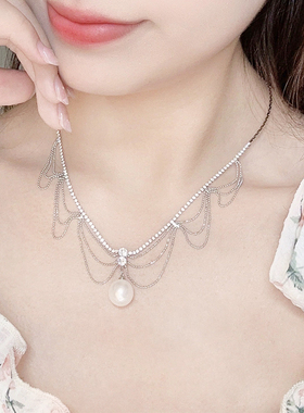 珍珠项链轻奢小众高级