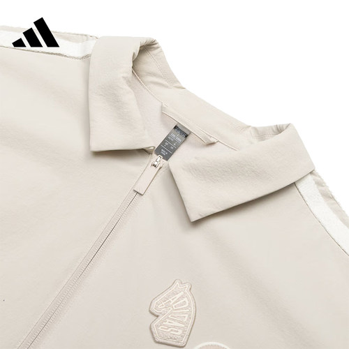adidas阿迪达斯男子CNY新年款运动休闲摇粒绒衬里夹克外套KE4058 - 图1