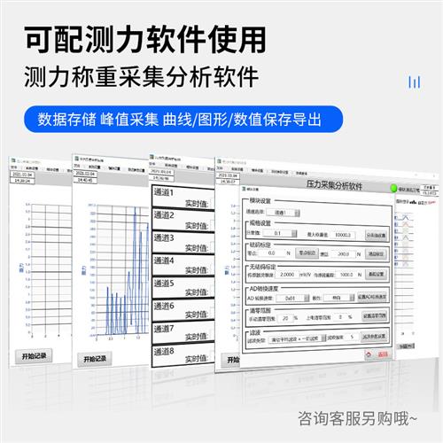 AD2020EA/EB峰值报警测力控制器开关量晶体管显示仪表RS485 - 图0