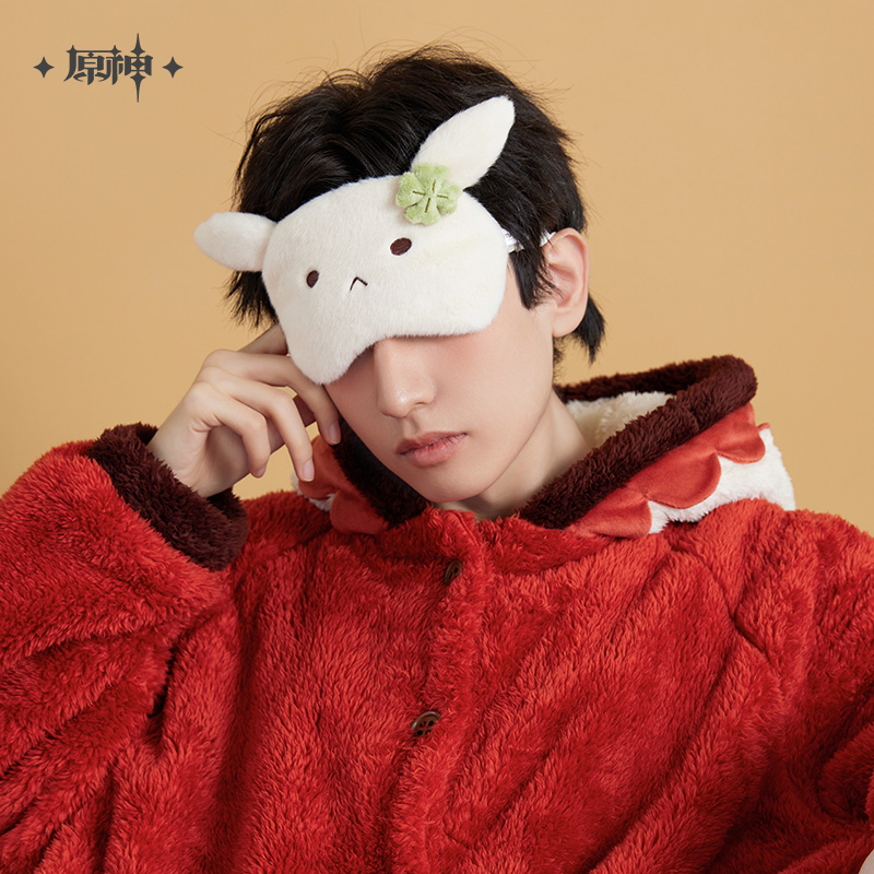 【原神官方】可莉主题印象系列家居睡袍（含眼罩） 拖鞋 Genshin - 图1