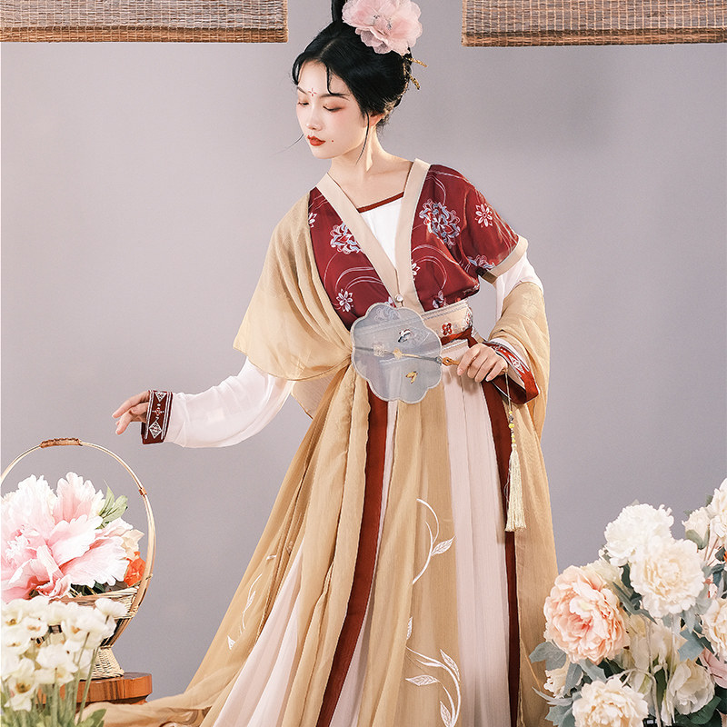 耀春醉芙蓉原创正品中国风超仙汉服 耀春汉服