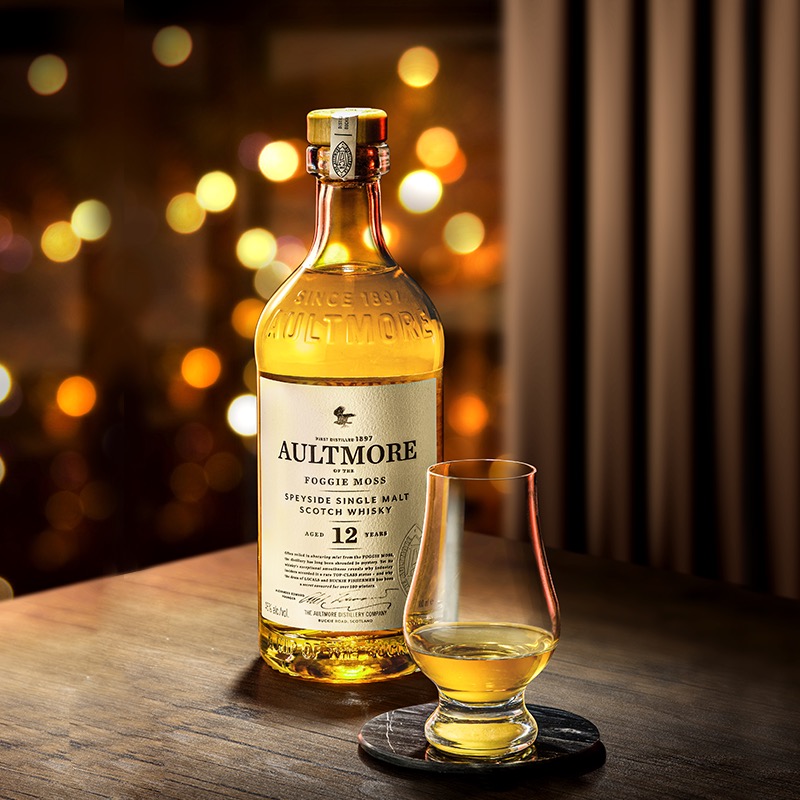 【官方直营】AULTMORE欧摩12年洋酒单一麦芽威士忌Whiskey700ml - 图3