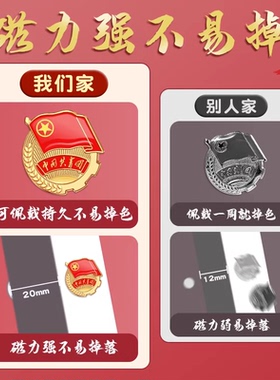 2cm标准尺寸！标准型团徽徽章