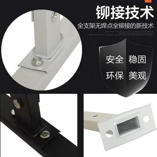 黑板家用儿童支架式小黑板教学可擦写可移动大黑板小白板挂式写字板办公培训磁性立式黑板墙儿童记事涂鸦画板-图2