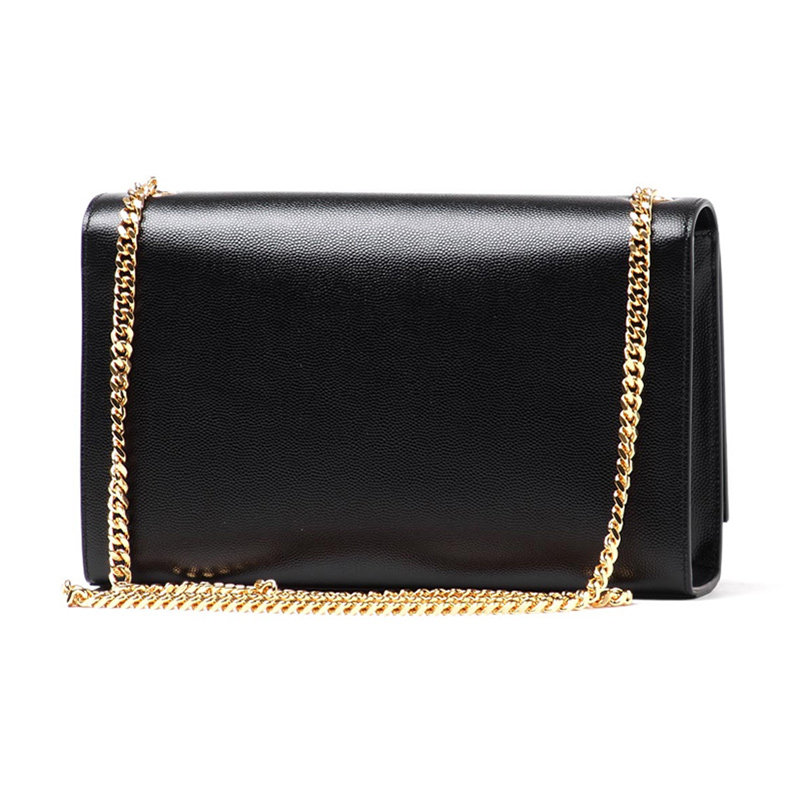 圣罗兰monogram系列女士黑色斜链条 丰尚海外女士包袋