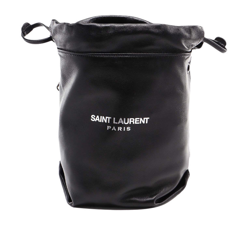 圣罗兰女士牛皮水桶金属链条挎包 丰尚海外女士包袋