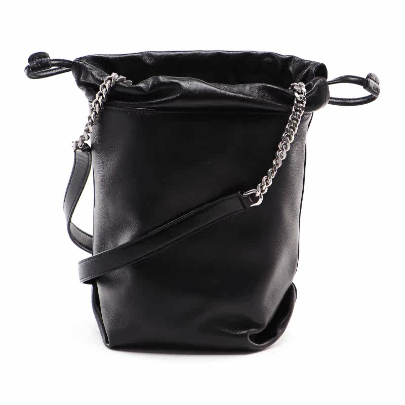 圣罗兰女士牛皮水桶金属链条挎包 丰尚海外女士包袋