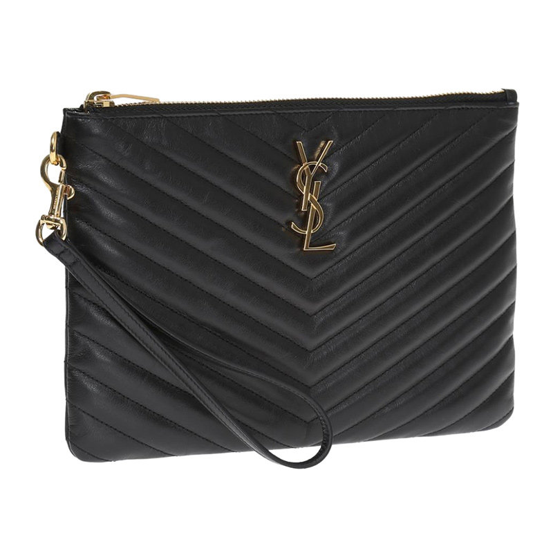 圣罗兰女包经典logo款长款钱包 丰尚海外女士包袋